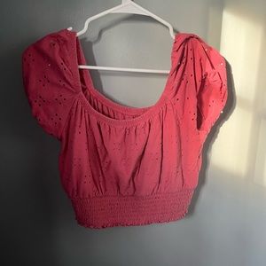 Hollister Off the shoulder crop top